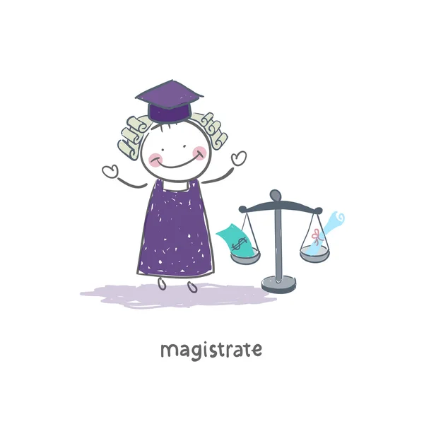 Magistrate — Stock Vector