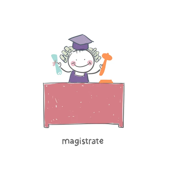 Magistrate — Stock Vector