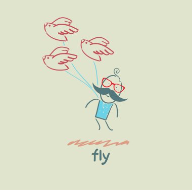 Gökyüzünde uçan adam