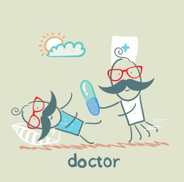 Doktor ve hasta.