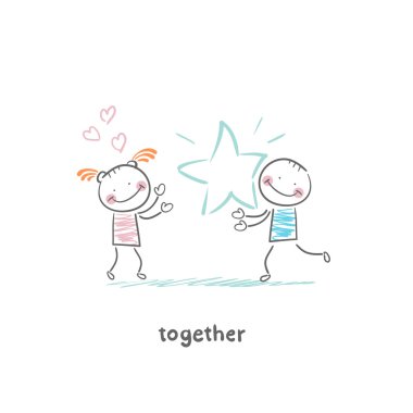 Birbirine aşık çift