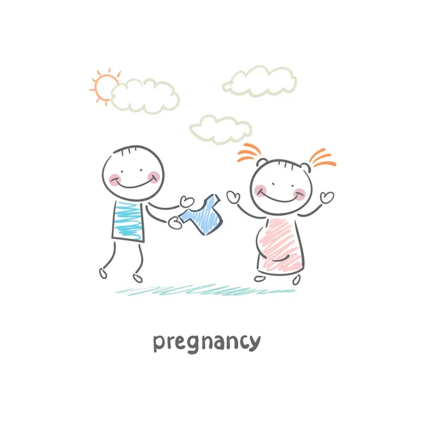 Pregnancy — Stock Vector