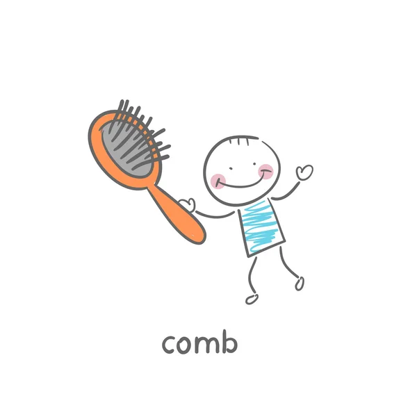 Comb — Stock Vector