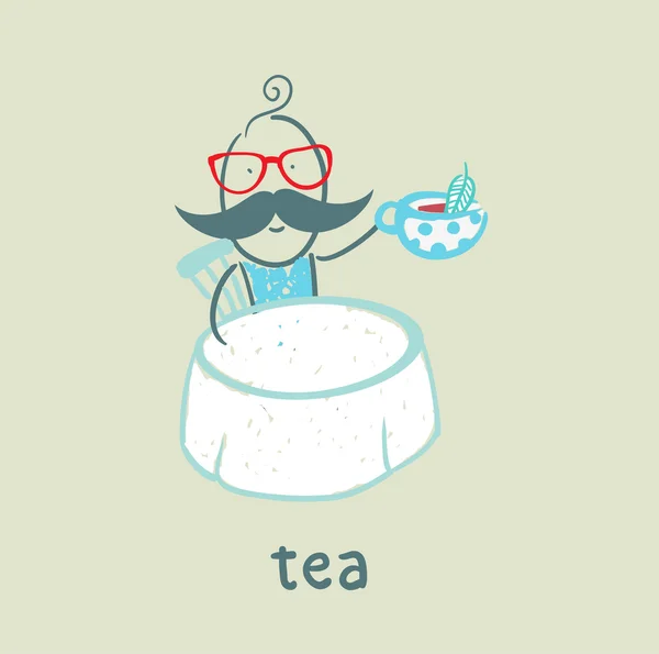 Tea Party — Stockvektor