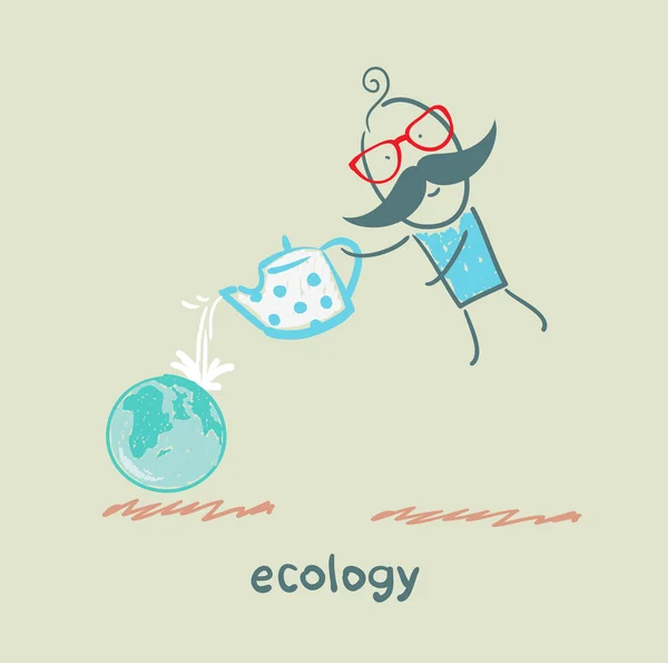 Ecologia — Vetor de Stock