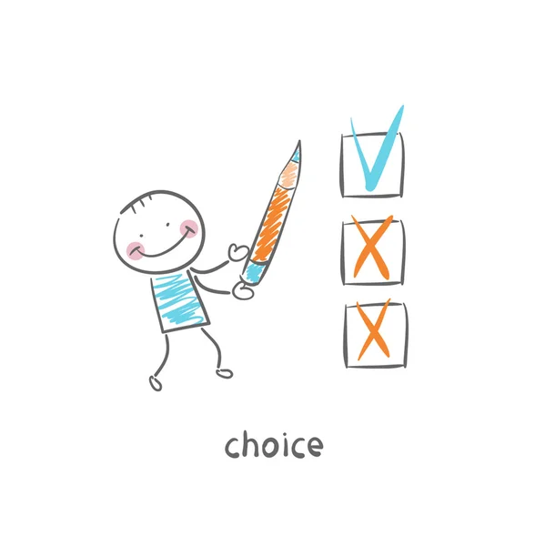 Choice — Stock Vector