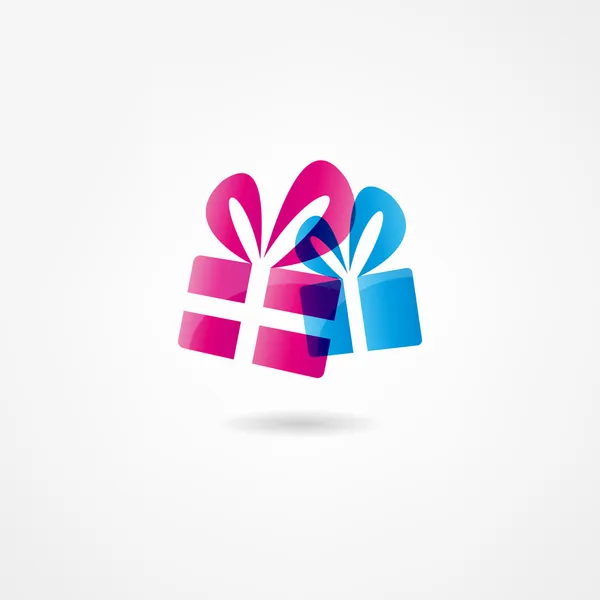 Icono regalo — Vector de stock