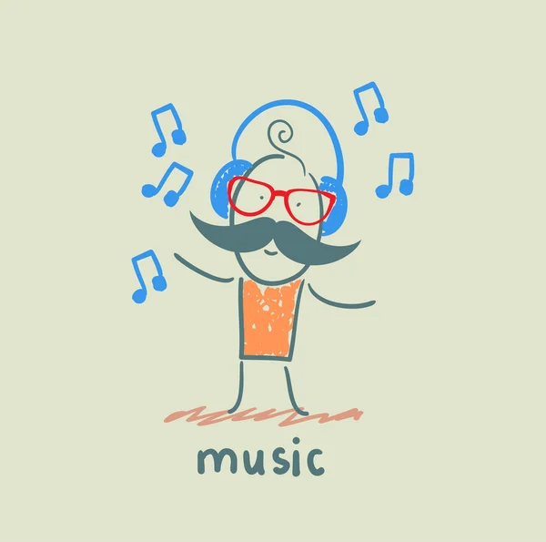 Música — Vector de stock