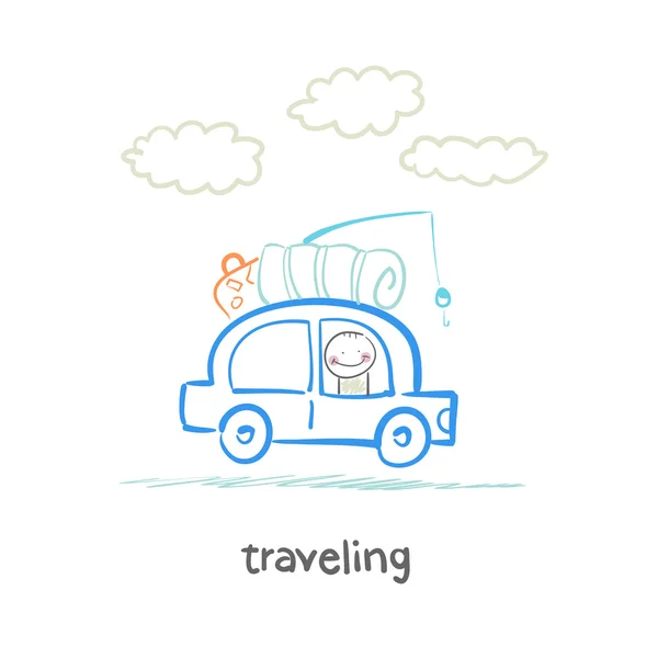 Traveling — Stock Vector