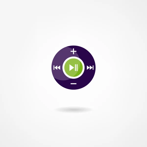 Icono del reproductor Mp3 — Vector de stock