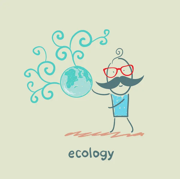Ecologia — Vettoriale Stock