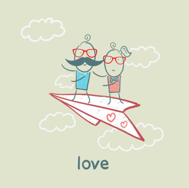 Birbirine aşık çift