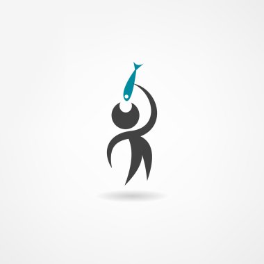 Balık simgesi yemek