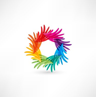 renkli yaprakları simgesi