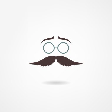 adam bıyık simgesi