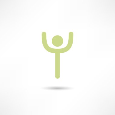 mutlu bir adam simgesi