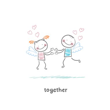 Birbirine aşık çift