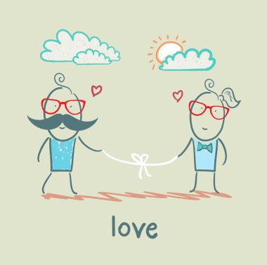 kız ve erkek seviyor