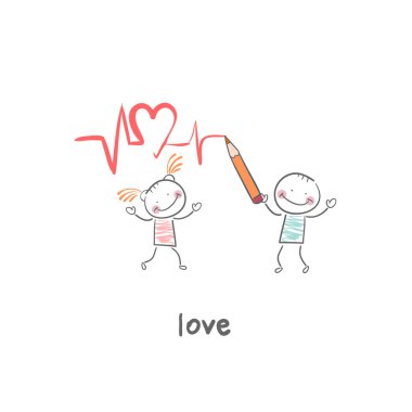 Birbirine aşık çift