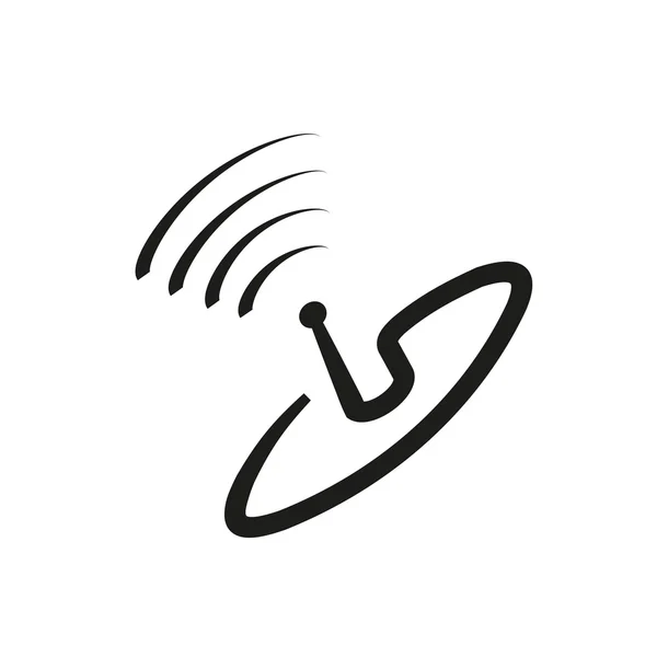 Pictogram satellietschotel — Stockvector