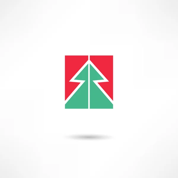 Conifer icon — Stock Vector