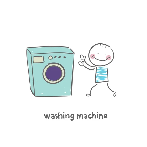 Pračka — Stockový vektor