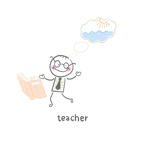 Teacher — Stock Vector