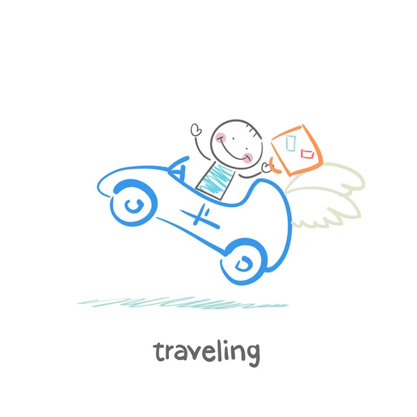 Traveling — Stock Vector