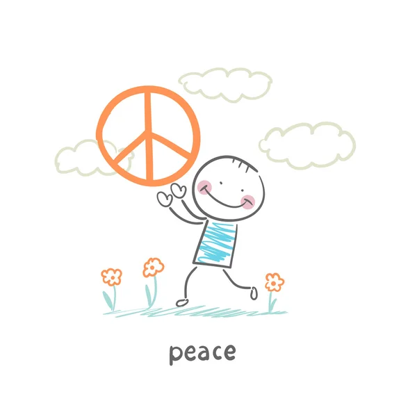 Peace symbol — Stock Vector