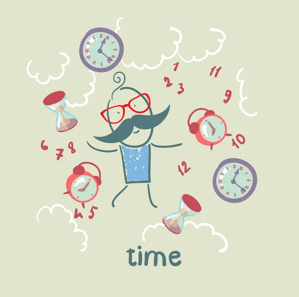 Ikona času — Stockový vektor