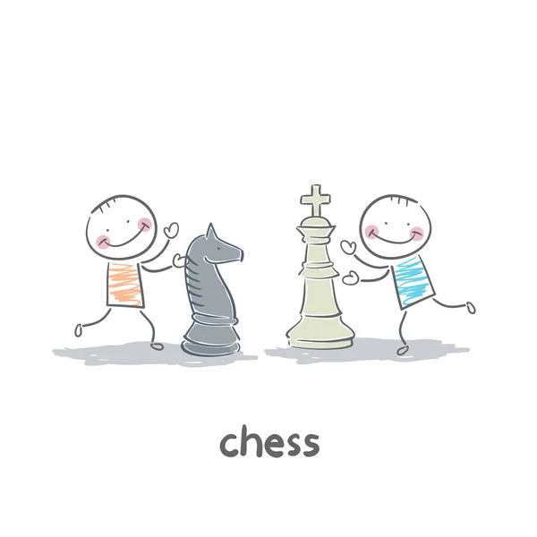 Шахи — стоковий вектор