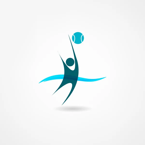 Water polo icon — Stock Vector