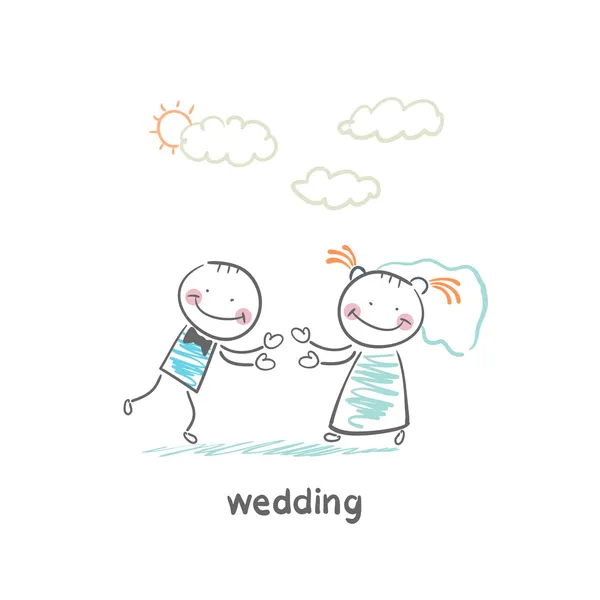 Mariage — Image vectorielle