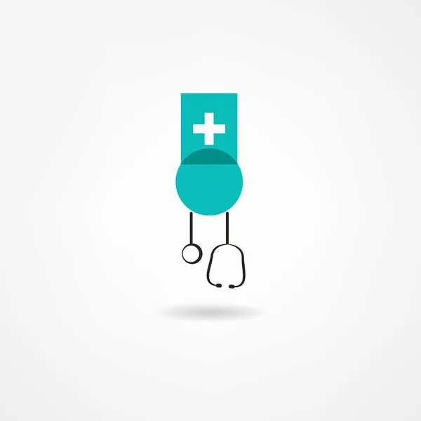 Icône de médecine — Image vectorielle