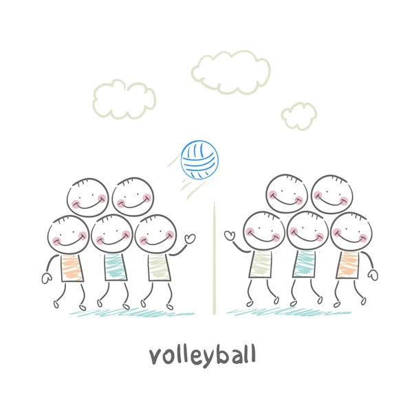 Voleibol — Archivo Imágenes Vectoriales