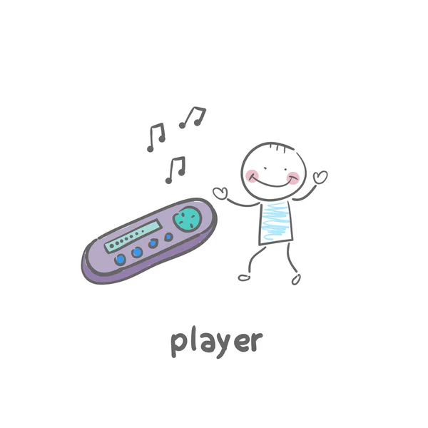 Mp3-Player — Stockvektor