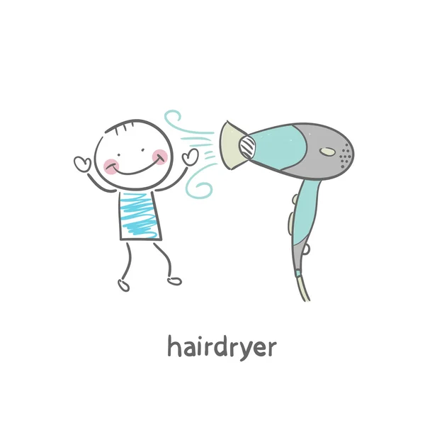 Hairdryer — Stock Vector