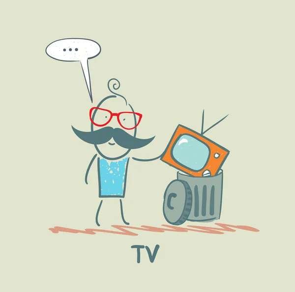 ชุดทีวี — ภาพเวกเตอร์สต็อก