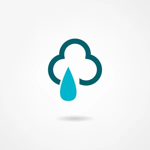Icona pioggia — Vettoriale Stock
