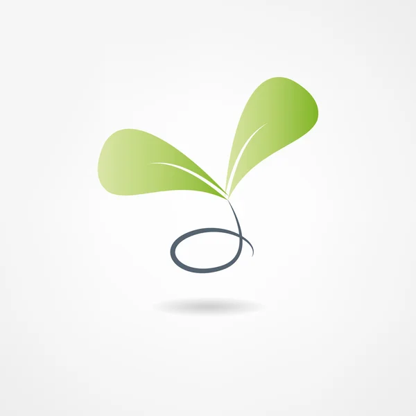 Icono de plantas — Vector de stock