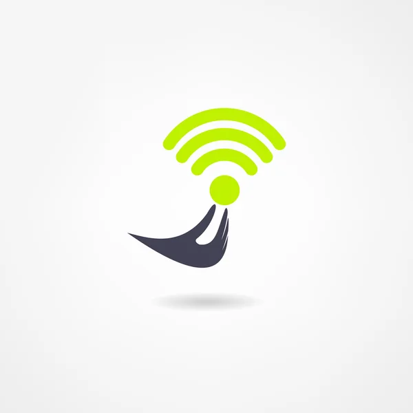 Icona Wi-Fi — Vettoriale Stock