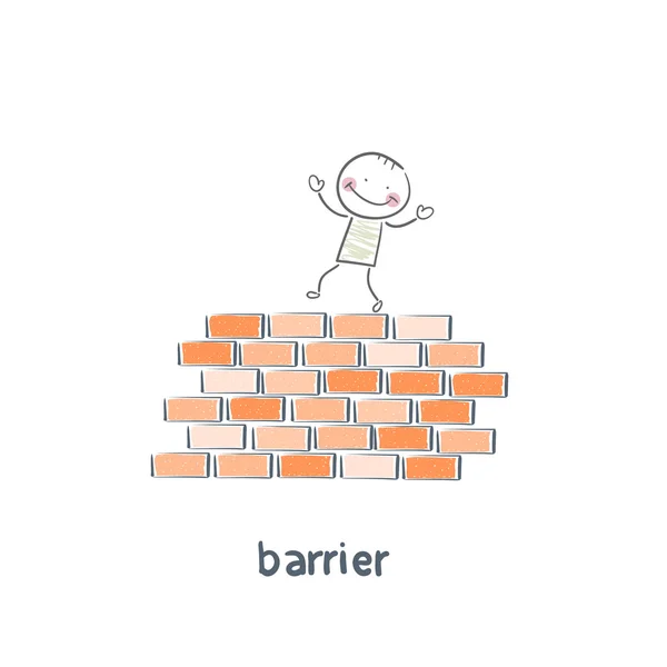 Barrera — Vector de stock