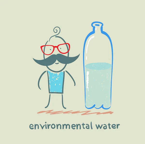 Agua ambiental — Vector de stock