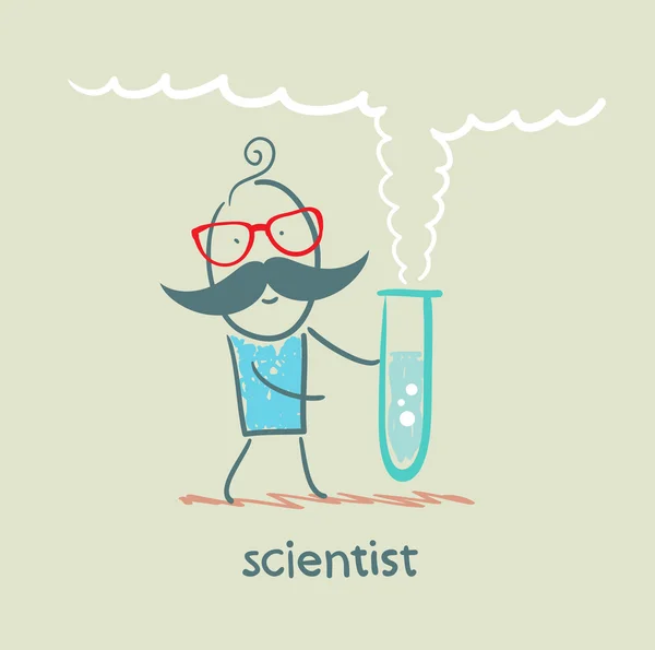 Scientist — Stock Vector