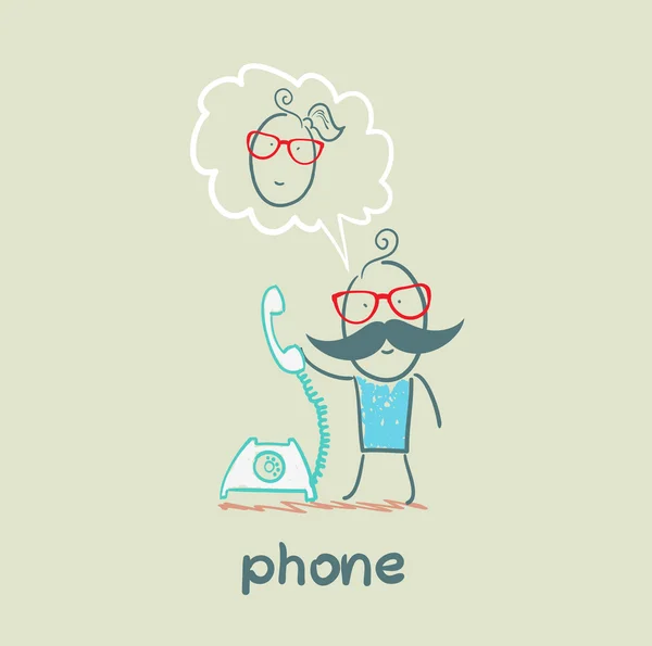 Icône de téléphone — Image vectorielle
