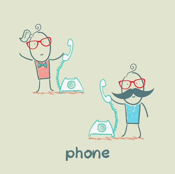 Telefoonpictogram — Stockvector