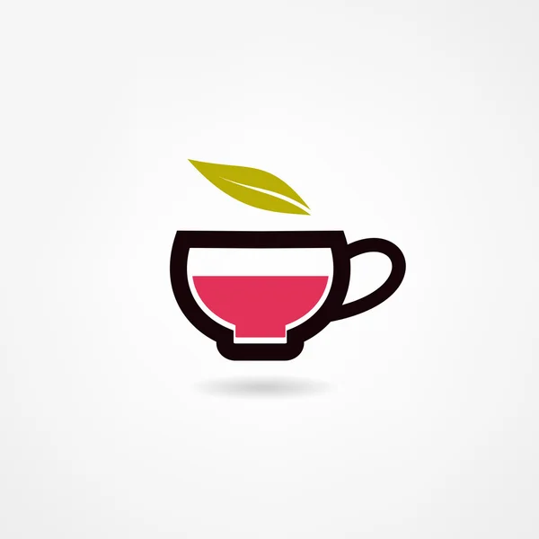 Ícone de chá — Vetor de Stock