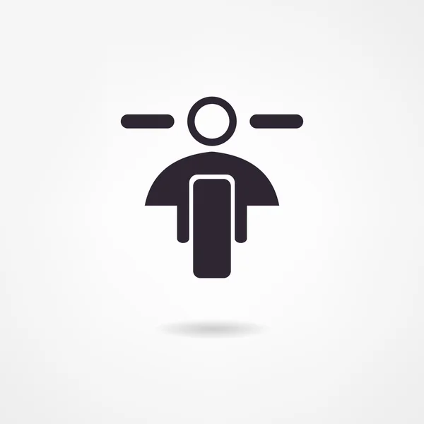 Fiets pictogram — Stockvector