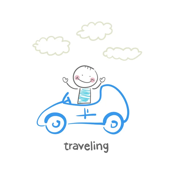 Traveling — Stock Vector