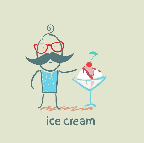 Dondurma. — Stok Vektör
